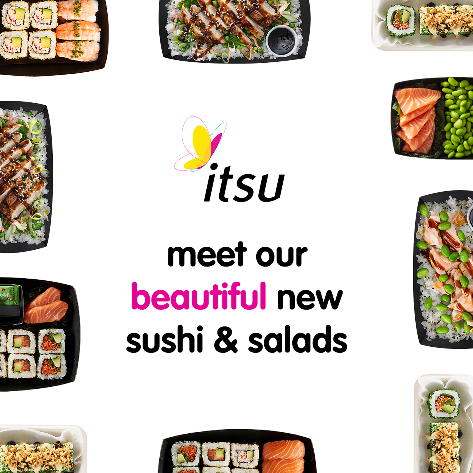 Meet itsu's new beautiful sushi & salads
