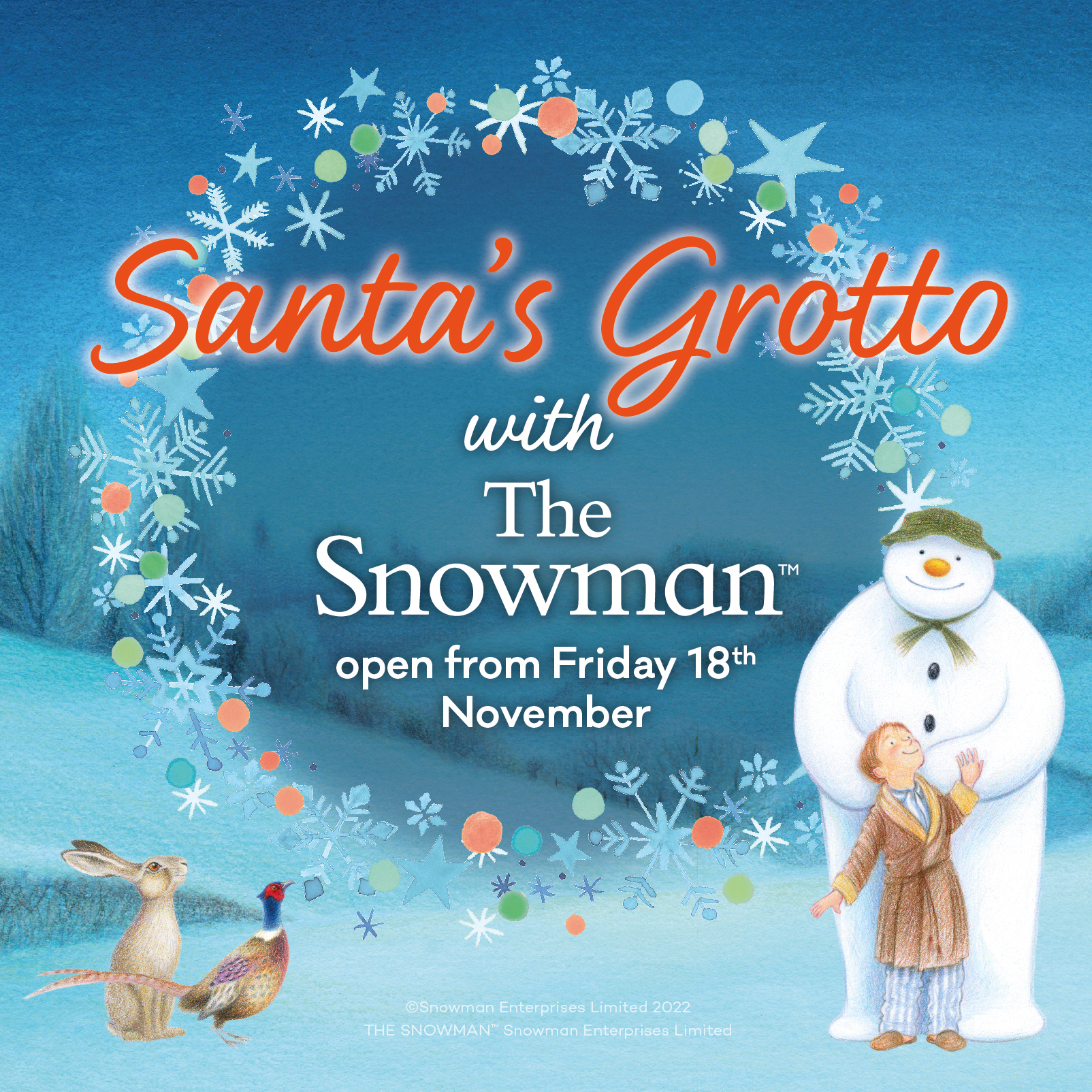 Santa's Grotto with The Snowman