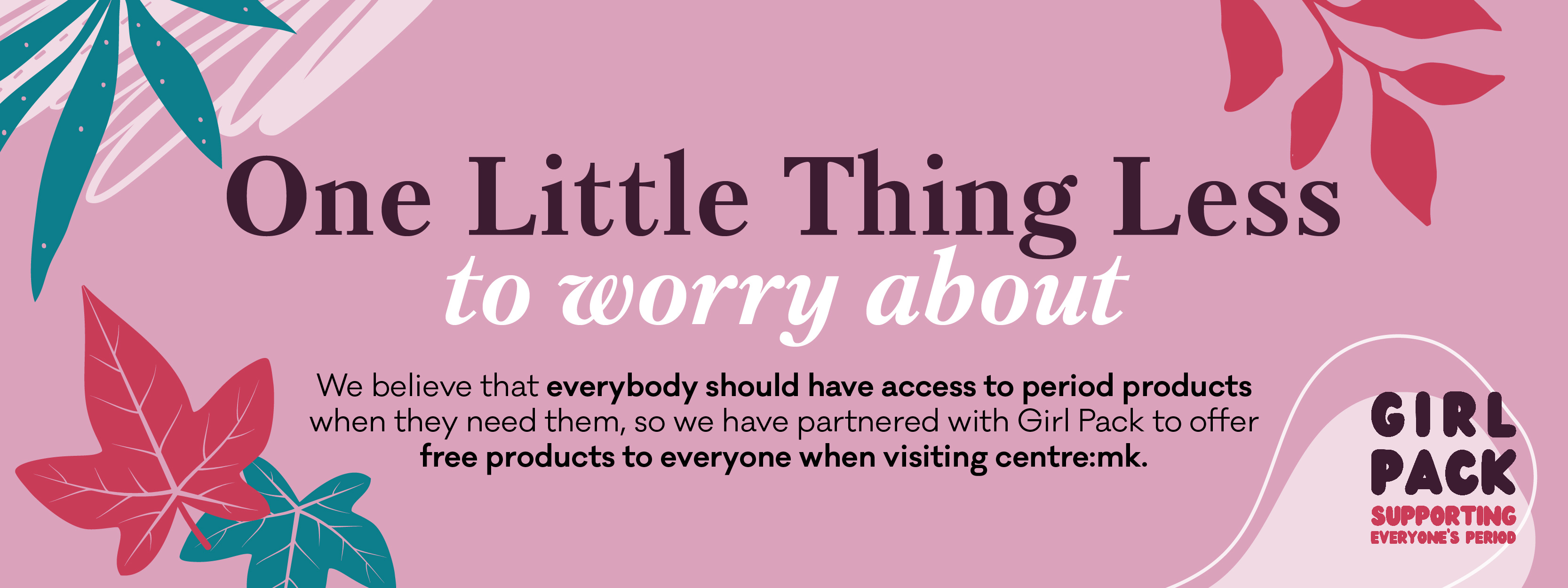 One Little Thing Less to Worry About
